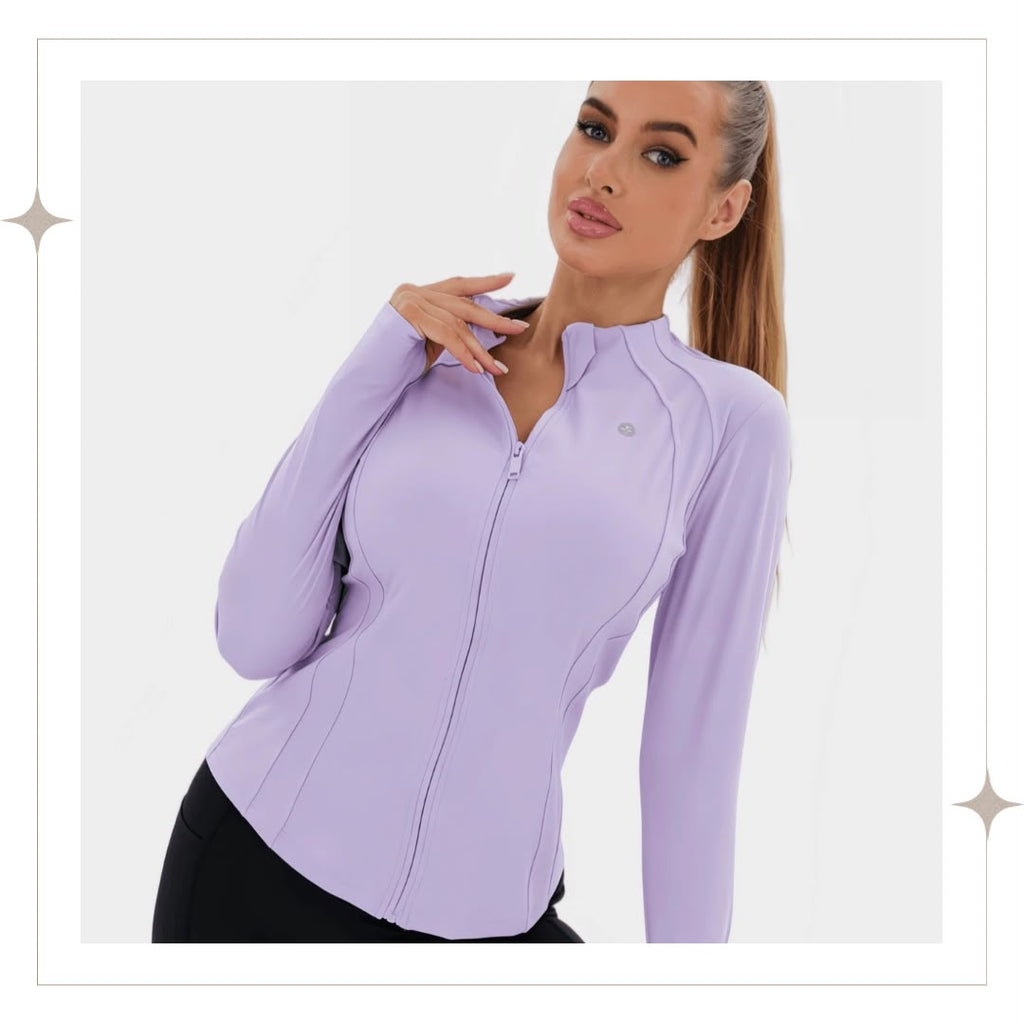 Pastel Purple Slim Fit Jacket