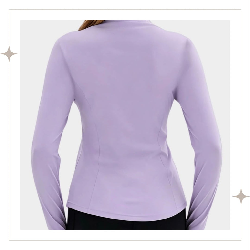 Pastel Purple Slim Fit Jacket