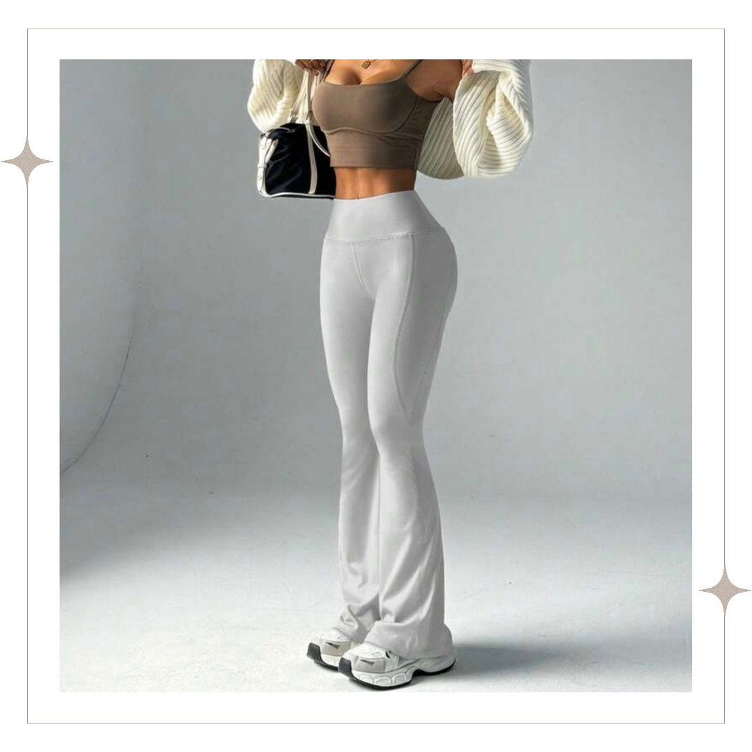 High Waisted Bell Bottom Pants