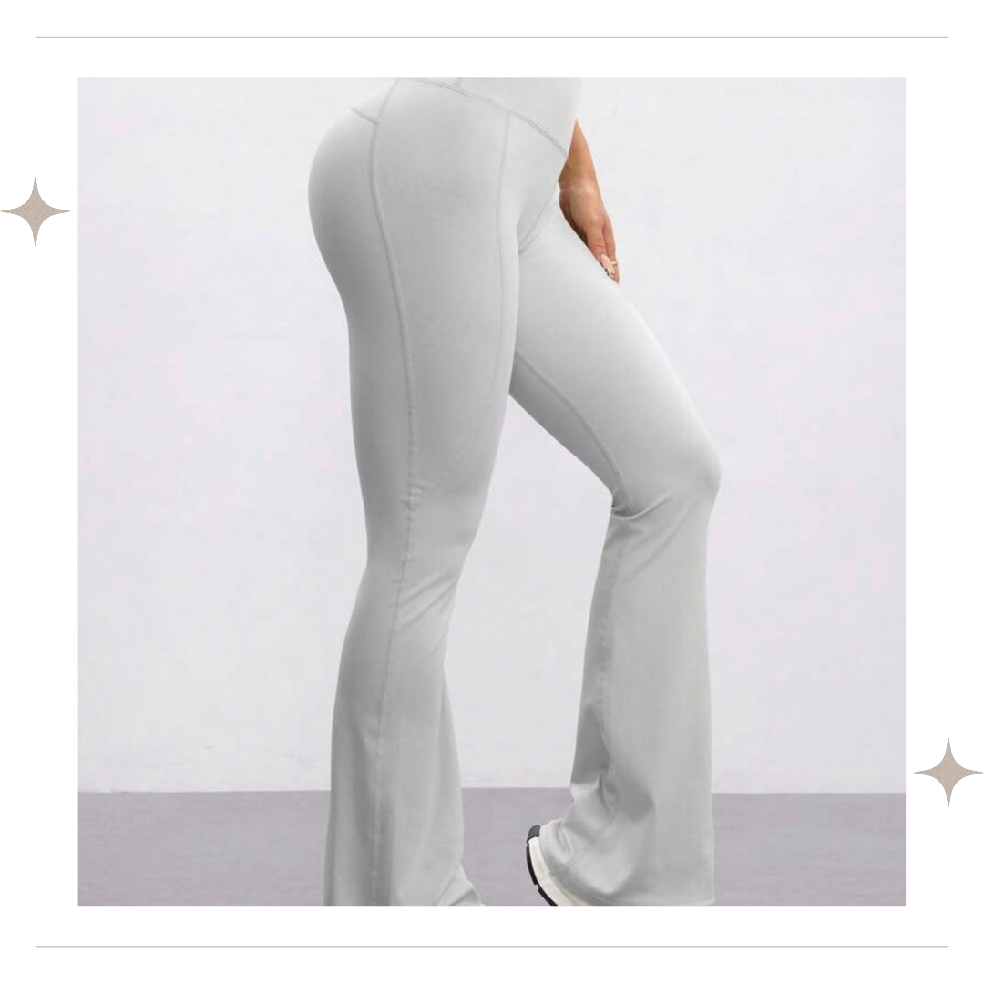 High Waisted Bell Bottom Pants
