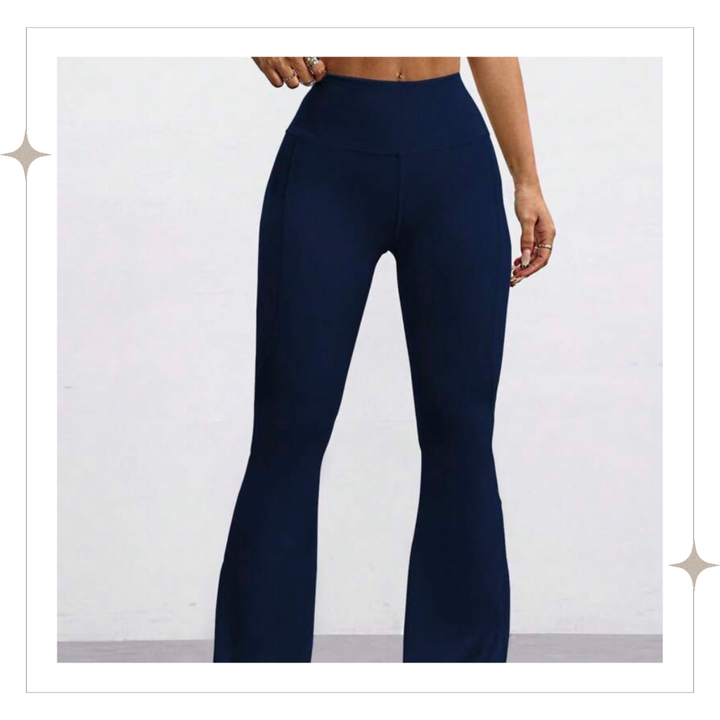 High Waisted Bell Bottom Pants