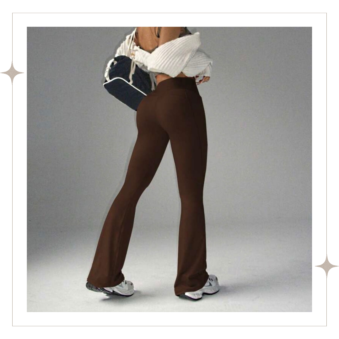 High Waisted Bell Bottom Pants