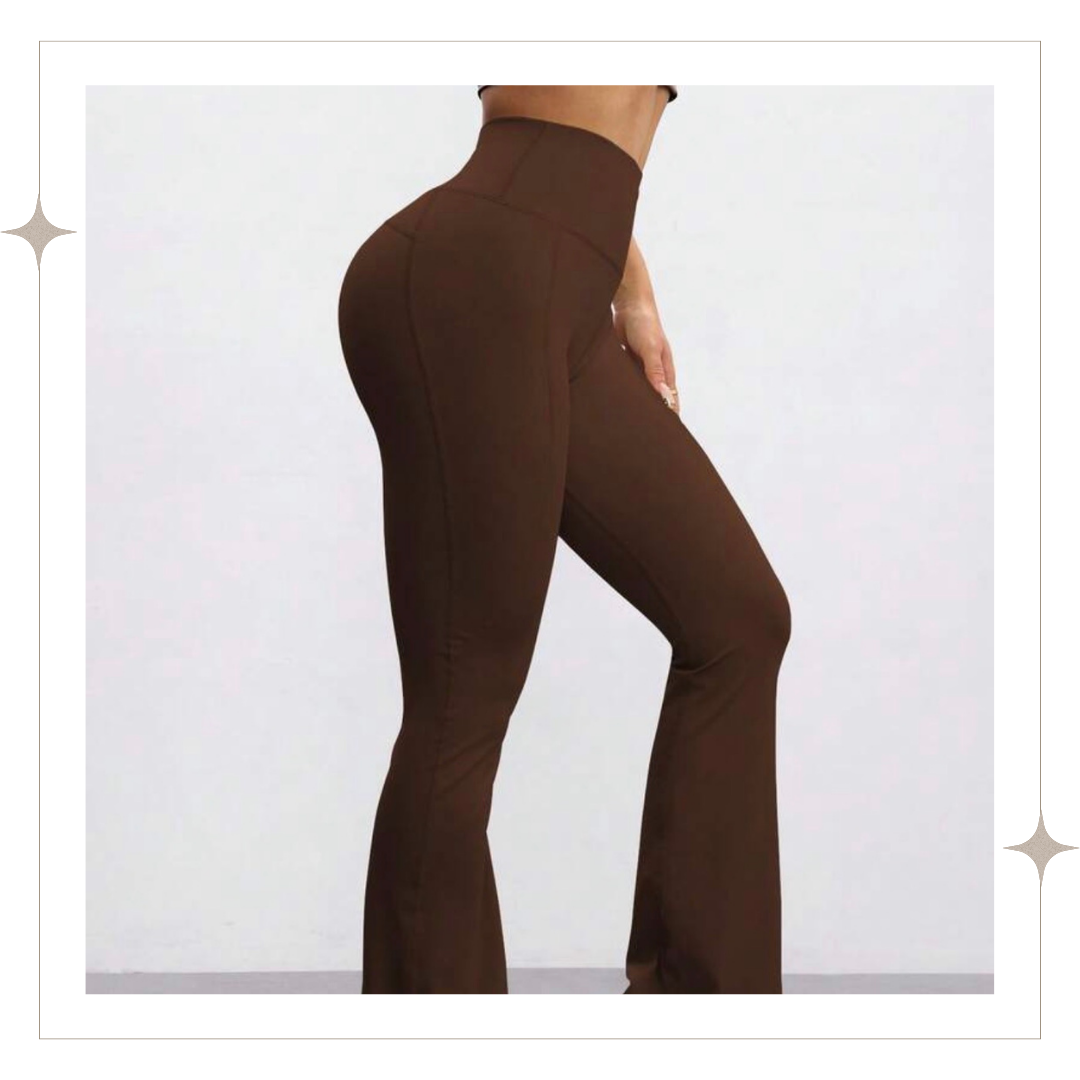 High Waisted Bell Bottom Pants