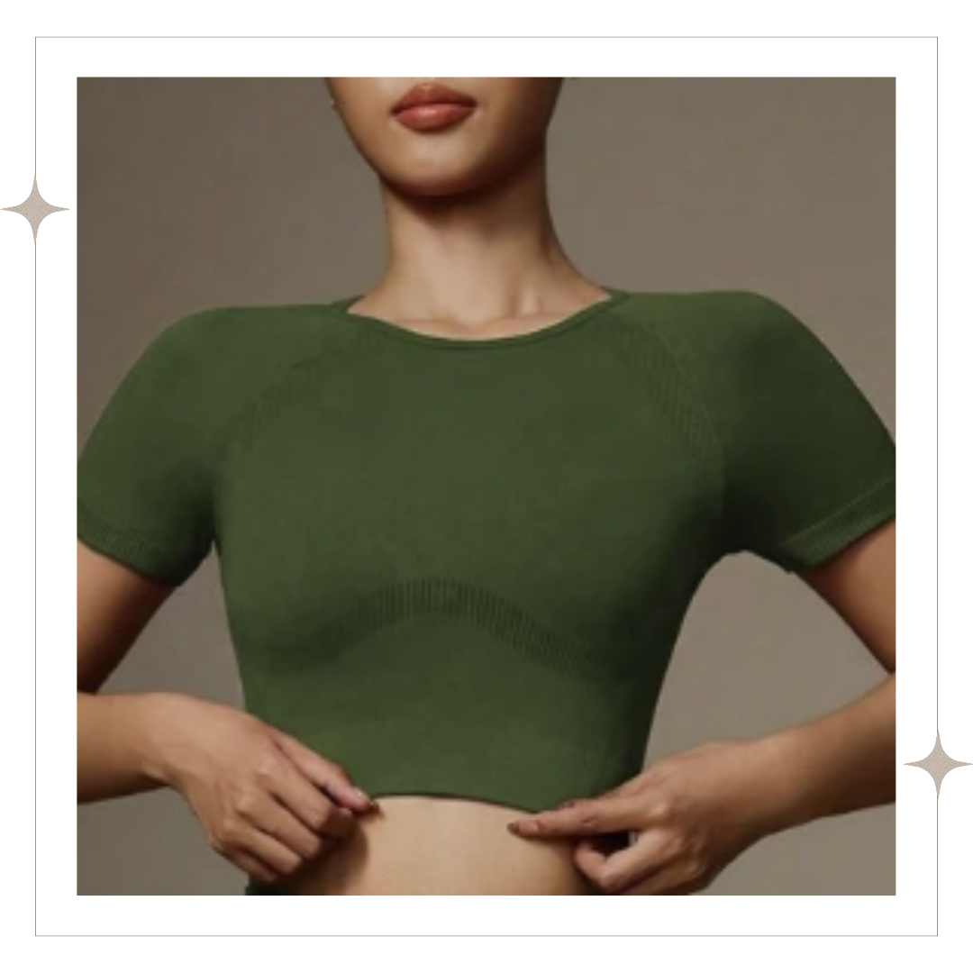 Cropped Compression Shirt