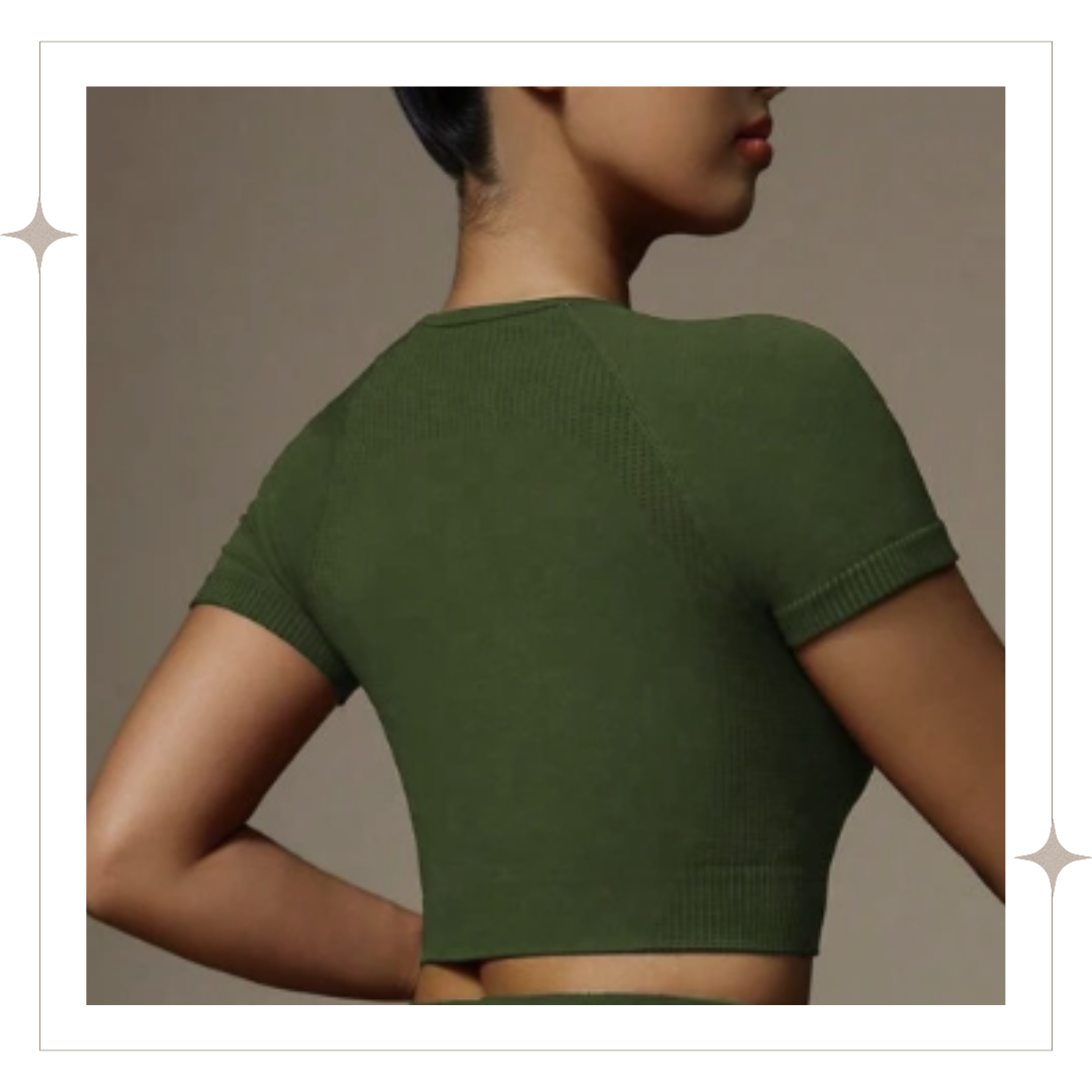 Cropped Compression Shirt