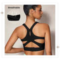 Black X-Back Sports Bra
