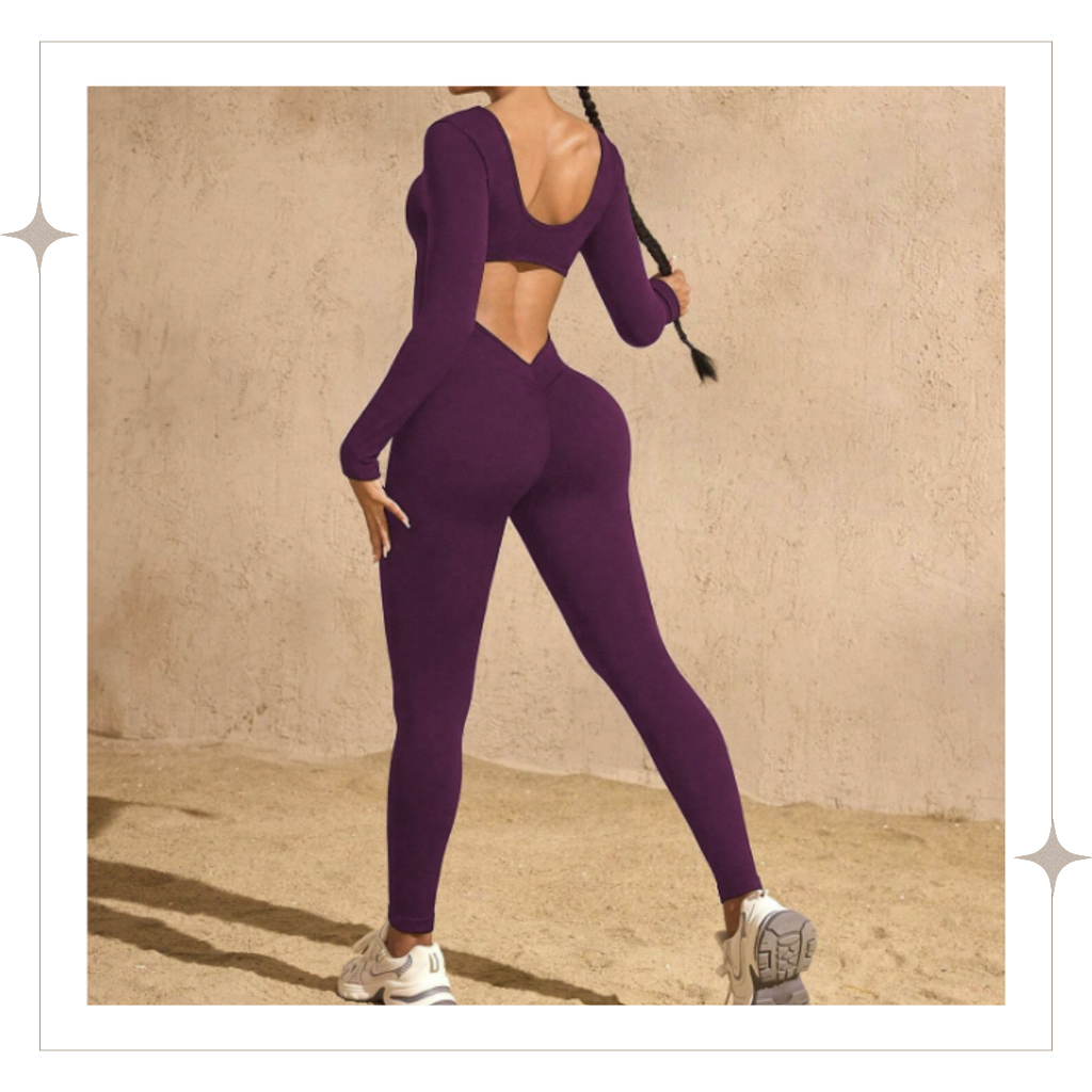 Long Sleeve V-Back Jumper