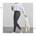Gray Double Pocket Leggings