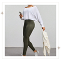 Forest Green Double Pocket Leggings