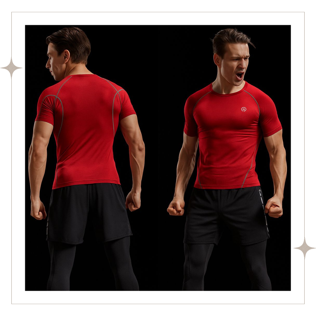 Red Compression T-Shirt