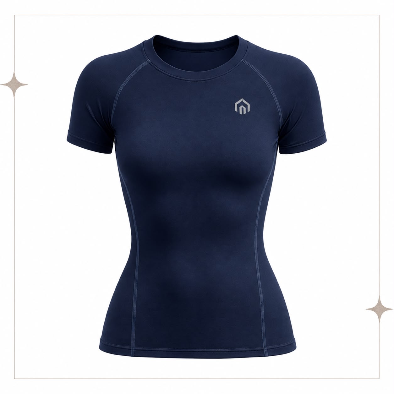 Navy Blue Compression T-Shirt