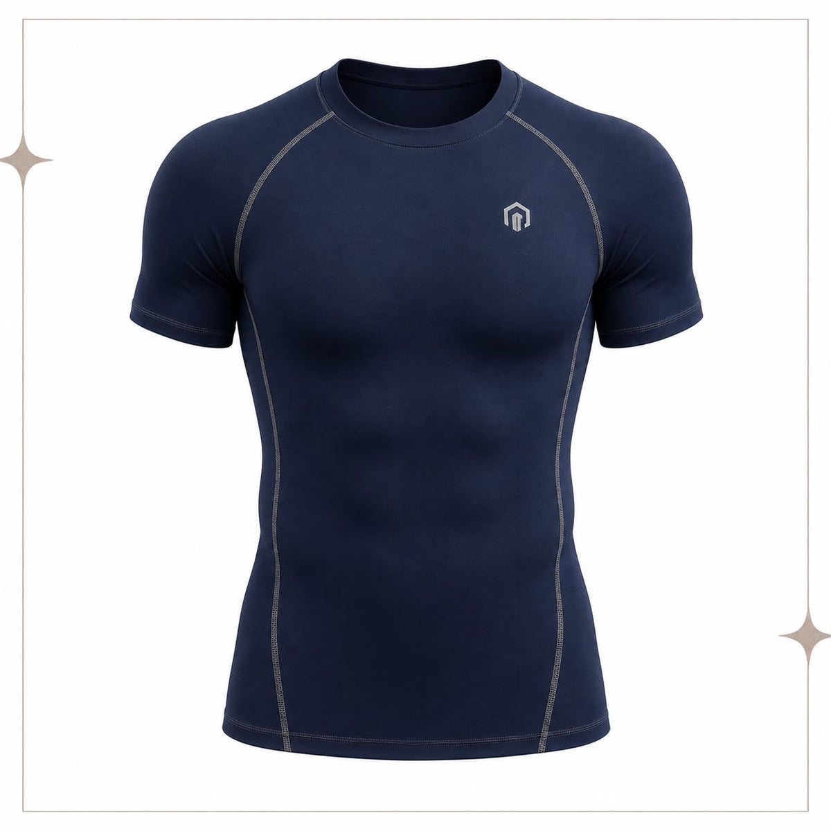 Navy Blue Compression T-Shirt